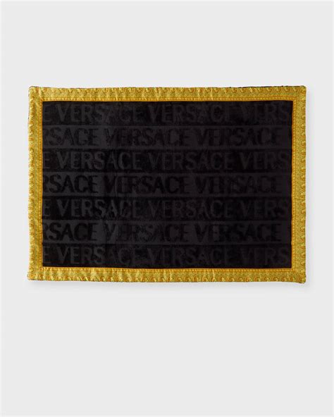 versace bath matt|versace allover bath mat.